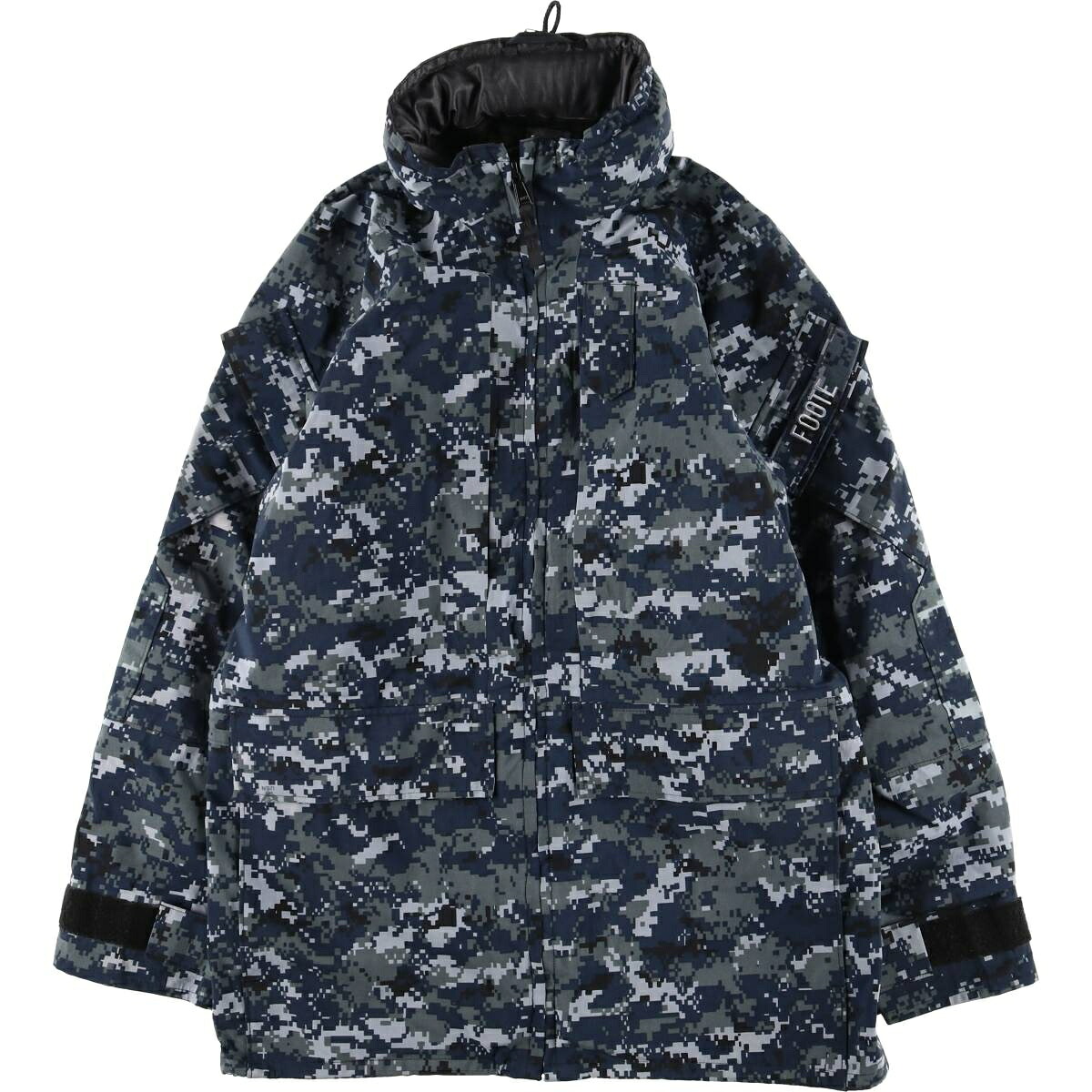 古着 00'S 米軍実品 迷彩柄 NWU デジタルカモ ミリタリー ゴアテックスパーカー USA製 SMALL-LONG メンズS相当 /evb031301 【中古】 【260302】|古着屋JAM