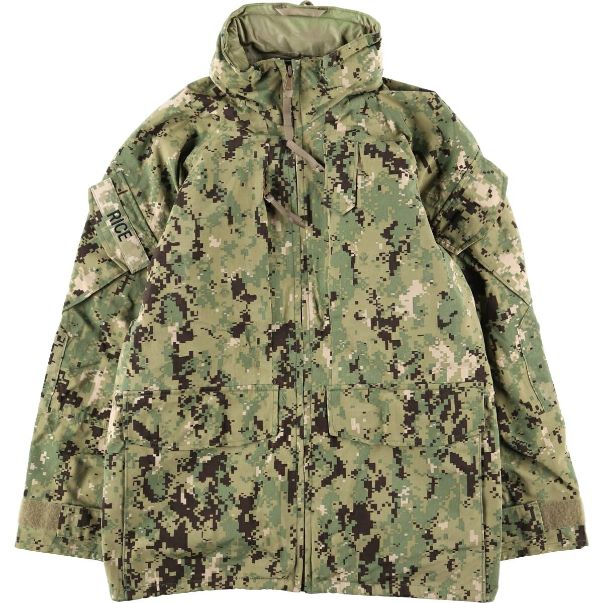 古着 米軍実品 迷彩柄 ミリタリー ゴアテックスパーカー USA製 SMALL REGULAR メンズS相当 /evb031314 【中古】 【260302】|古着屋JAM