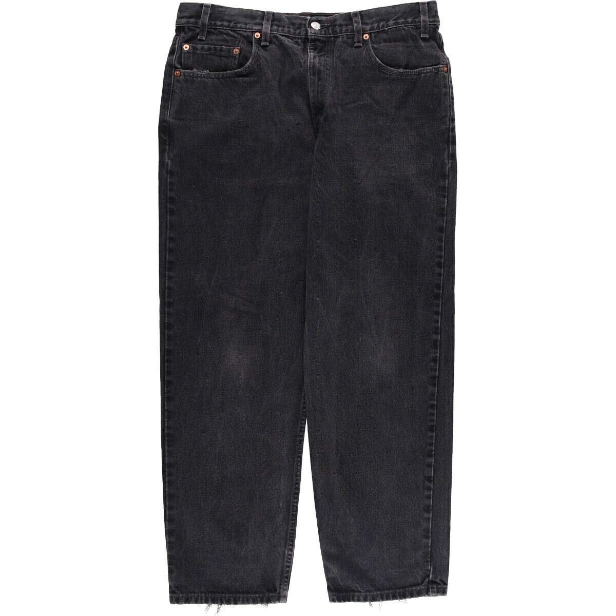 古着 90'S リーバイス Levi's 550-0260 RELAXED FIT ブラックデニム テーパードデニムパンツ USA製 メンズw35相当 ヴィンテージ /evb031725 【中古】 【251018】