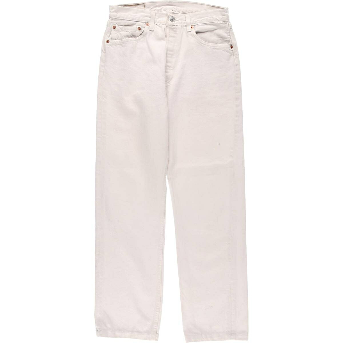 古着 90'S リーバイス Levi's 6501-0651 ホワイトデニム ストレートデニムパンツ USA製 レディースL(w30)相当 ヴィンテージ /evb031829 【中古】 【250926】 【ADEL/アデル】 【SS2603_10】