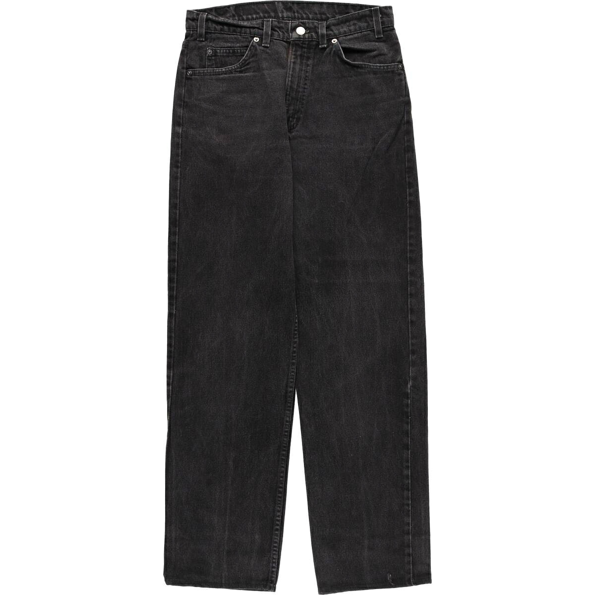古着 90'S リーバイス Levi's 550 RELAXED FIT オレンジタブ ブラックデニム テーパードデニムパンツ USA製 メンズw31相当 ヴィンテージ /evb032324 【中古】 【251123】