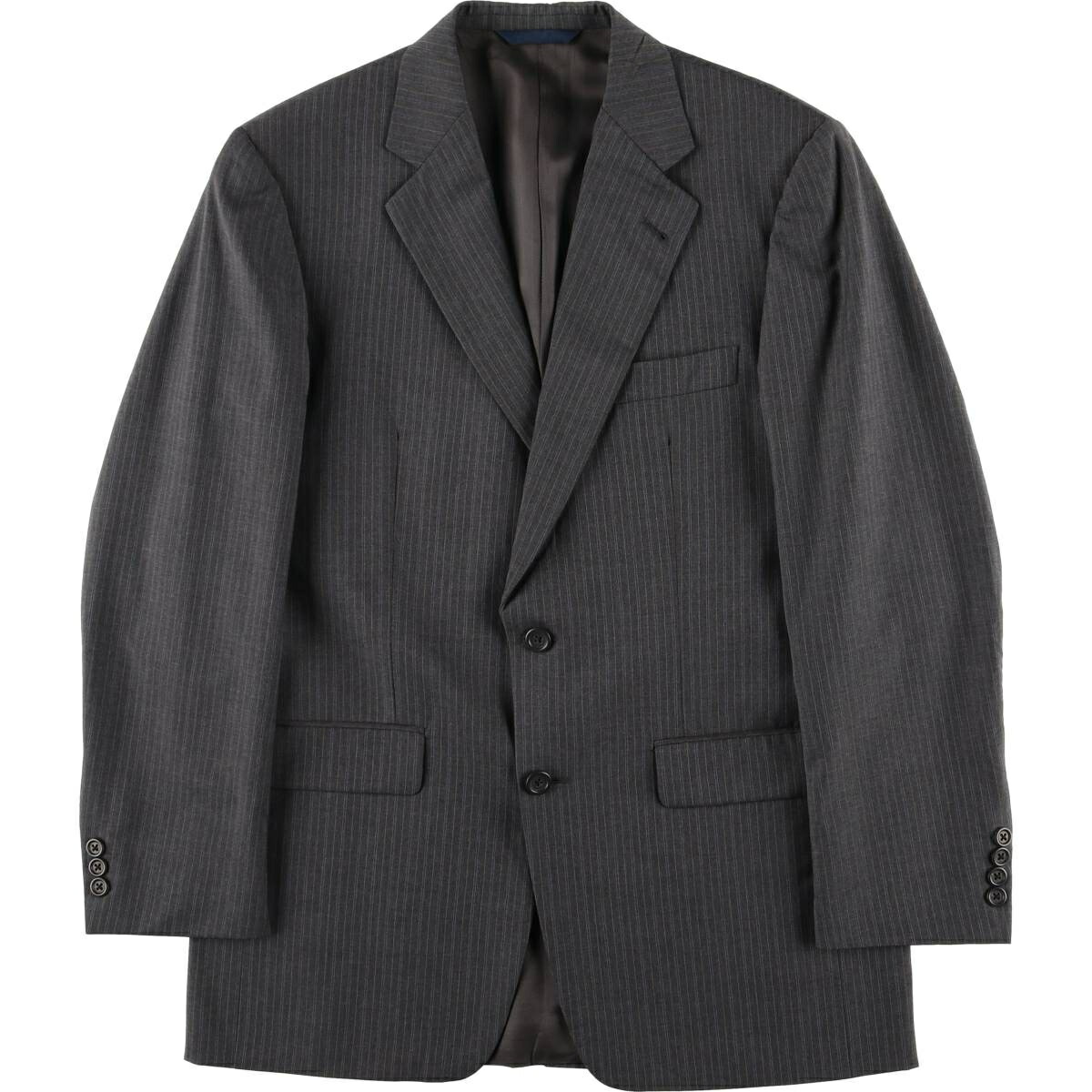 古着 バーバリー Burberry's BURBERRY LONDON ストライプ柄 ウールテーラードジャケット USA製 メンズM相当 /evb032431 【中古】 【260131】 【DL2603-BS】 グレー系 春秋冬