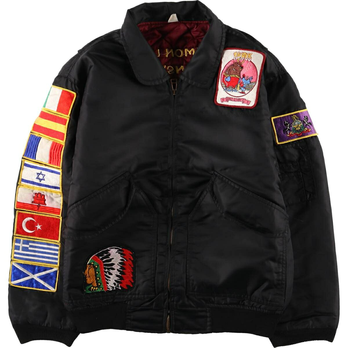 古着 民間品 CWU-45/Pタイプ ミリタリー フライトジャケット メンズS相当 ヴィンテージ /evb032529 【中古】 【251215】 【SS2603_10】
