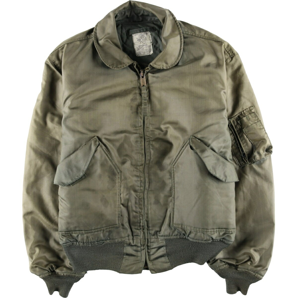 古着 80'S 米軍実品 CWU-45/P ミリタリー フライトジャケット USA製 LARGE(42-44) メンズL相当 ヴィンテージ /evb032530 【中古】 【251217】 【SS2603_10】