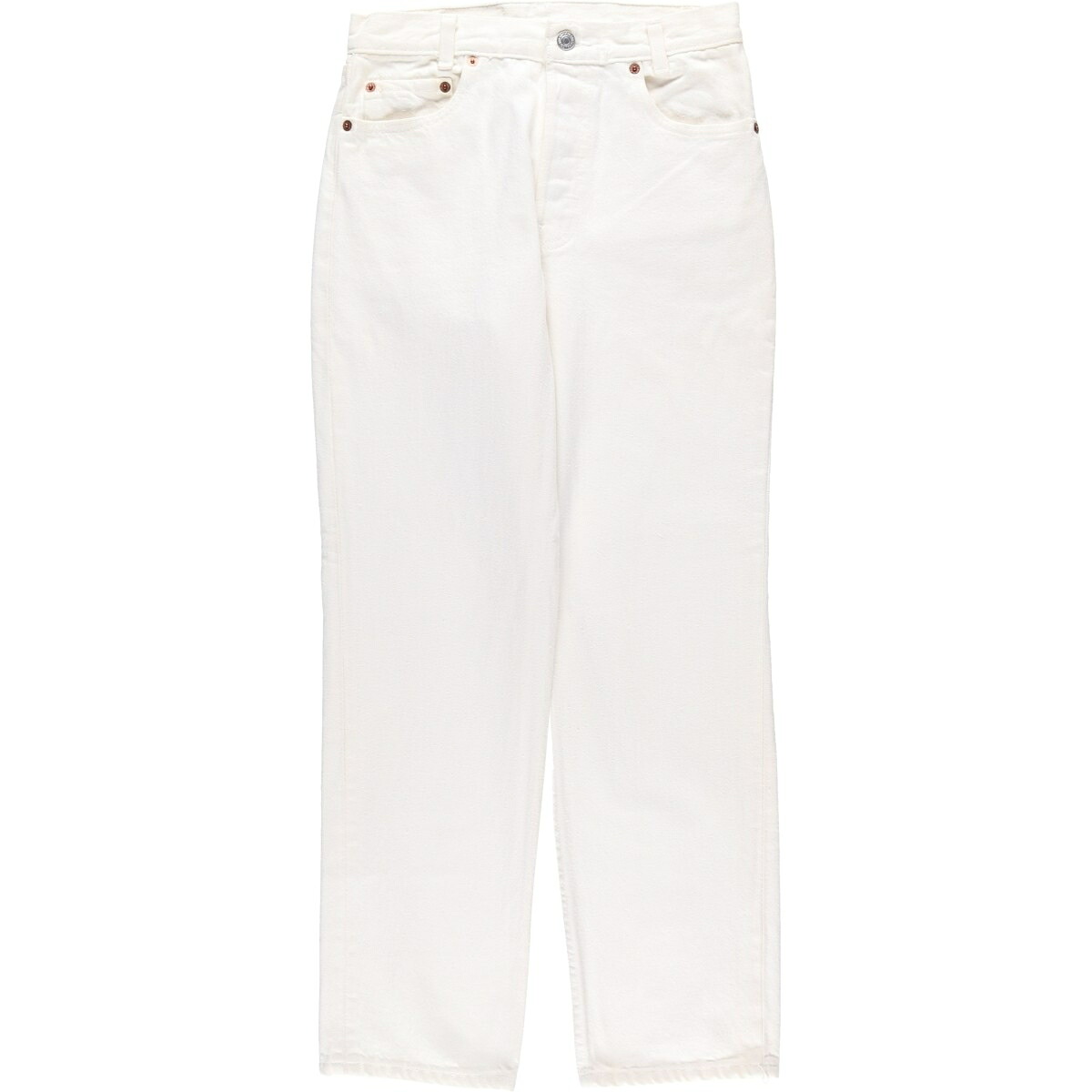 古着 90'S リーバイス Levi's 701-0651 STUDENT ホワイトデニム ストレートデニムパンツ USA製 レディースL(w28)相当 ヴィンテージ /evb032539 【中古】 【251223】 【Elulu/エルル】
