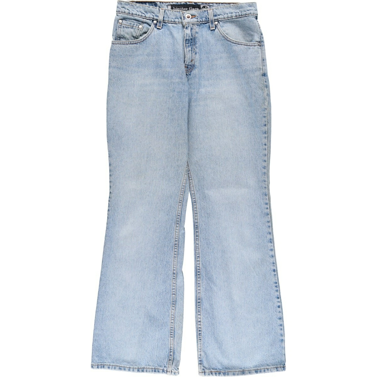 古着 90'S リーバイス Levi's SILVER TAB シルバータブ HIPSTER FLARE フレアカットデニムパンツ USA製 レディースL(w32)相当 ヴィンテージ /evb032746 【中古】 【260220】 【ADEL/アデル】 ブルー系 春夏秋冬