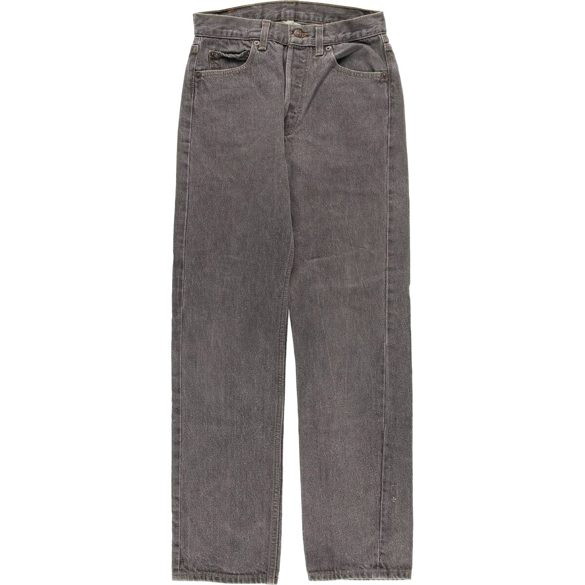 古着 90'S リーバイス Levi's 501-0658 ブラックデニム ストレートデニムパンツ USA製 レディースL(w27)相当 ヴィンテージ /evb032751 【中古】 【260227】 【Elulu/エルル】 ブラック系 春夏秋冬