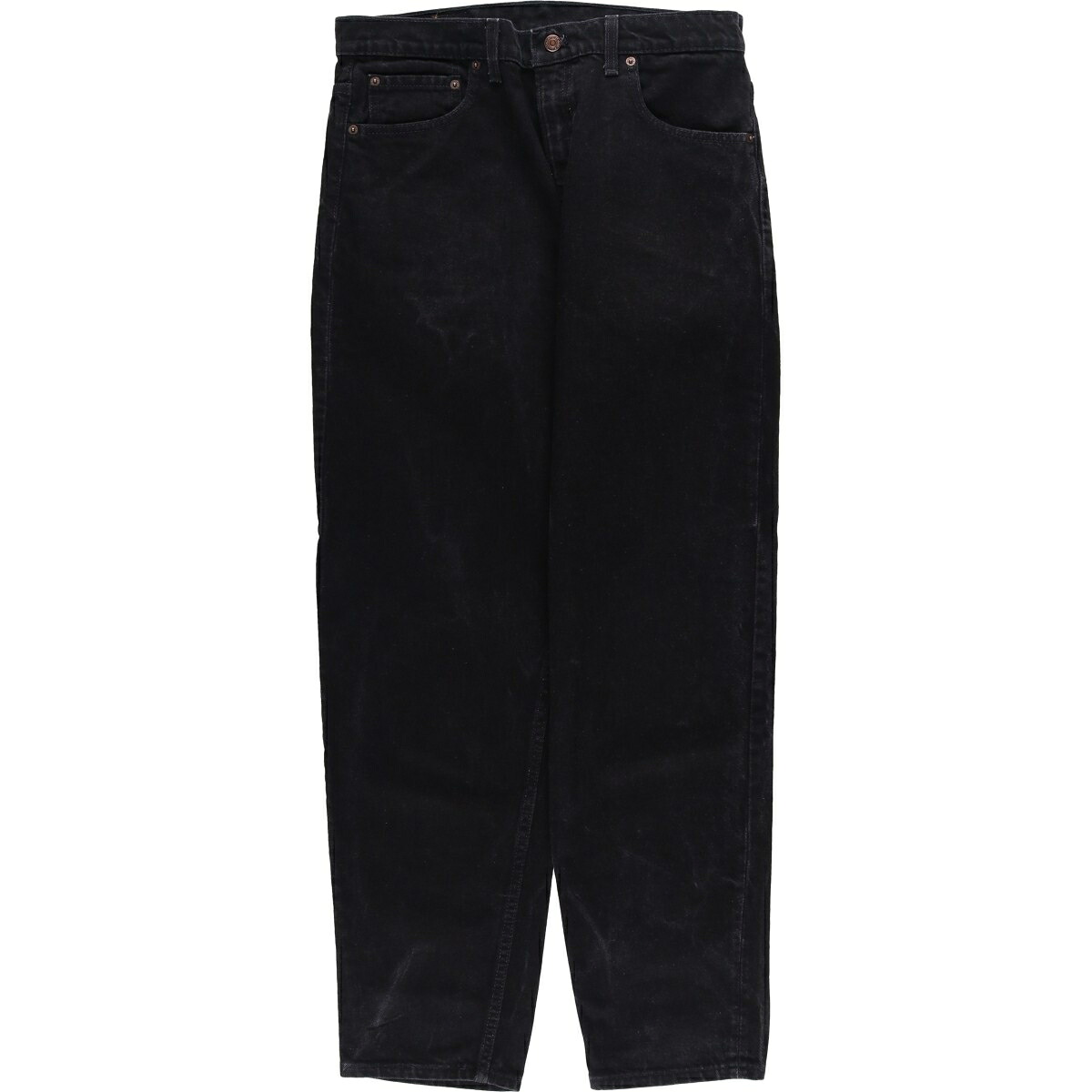 古着 リーバイス Levi's ブラックデニム テーパードデニムパンツ USA製 メンズw35相当 /evb032787 【中古】 【260404】