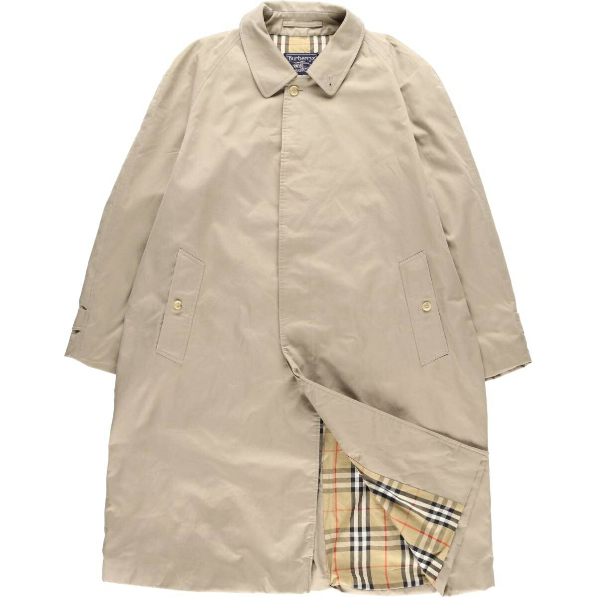 古着 バーバリー Burberry's ステンカラーコート バルマカーンコート 英国製 メンズXL相当 /evb032821 【中古】 【251221】 【SS2603_10】 ベージュ系 春秋冬