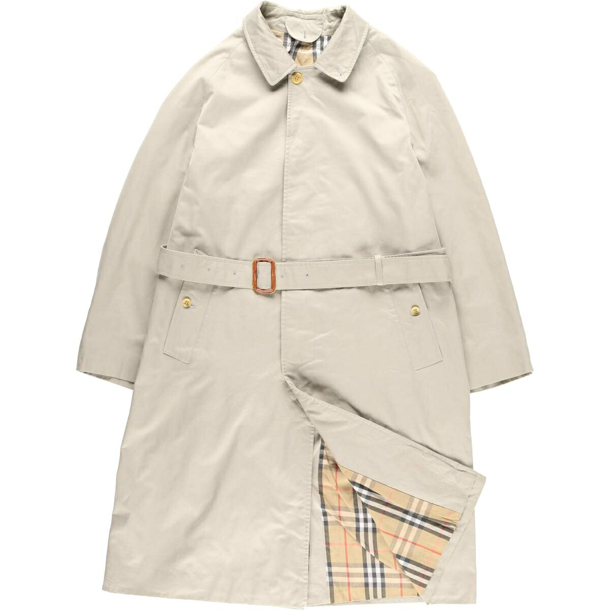 古着 バーバリー Burberry's ステンカラーコート バルマカーンコート スペイン製 メンズXL相当 /evb032825 【中古】 【260116】 グレー系 春秋冬
