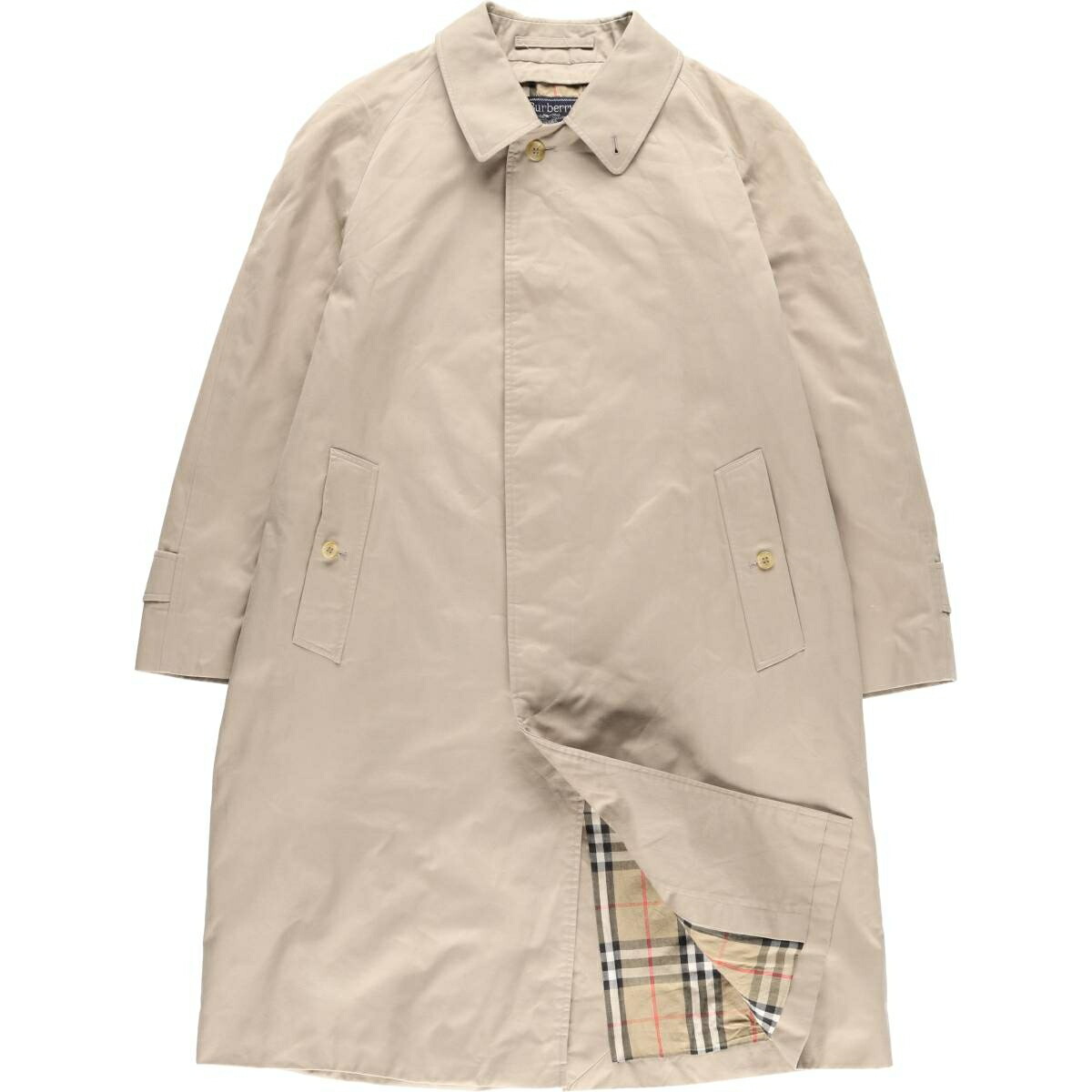 古着 バーバリー Burberry's ステンカラーコート バルマカーンコート 英国製 メンズL相当 /evb032826 【中古】 【251222】 【SS2603_10】 ベージュ系 春秋冬