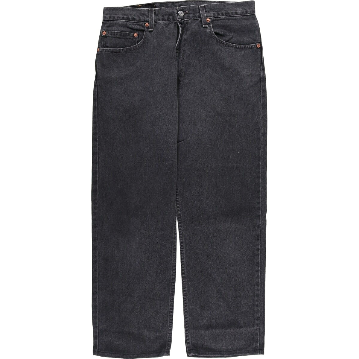 古着 00'S リーバイス Levi's 00505-0260 REGULAR FIT STRAIGHT LEG ブラックデニム テーパードデニムパンツ USA製 メンズw32相当 /evb032843 【中古】 【251221】