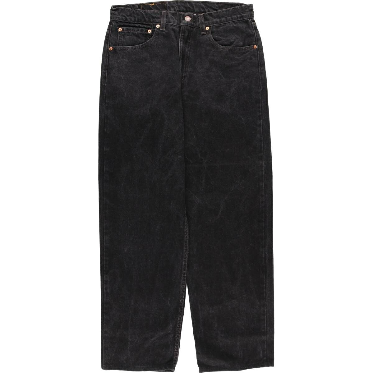 古着 90'S リーバイス Levi's 550-0260 ブラックデニム テーパードデニムパンツ USA製 メンズw33相当 ヴィンテージ /evb032897 【中古】 【260118】 ブラック系 春夏秋冬