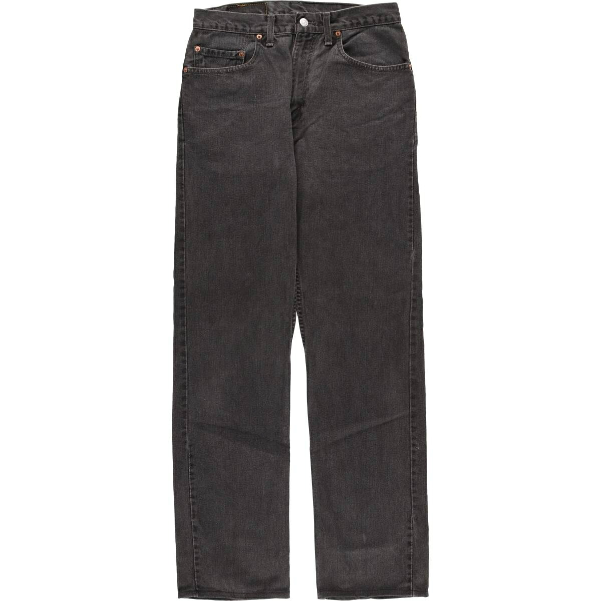 古着 00'S リーバイス Levi's 505 REGULAR FIT STRAIGHT LEG ブラックデニム テーパードデニムパンツ カナダ製 メンズw30相当 /evb032972 【中古】 【260110】