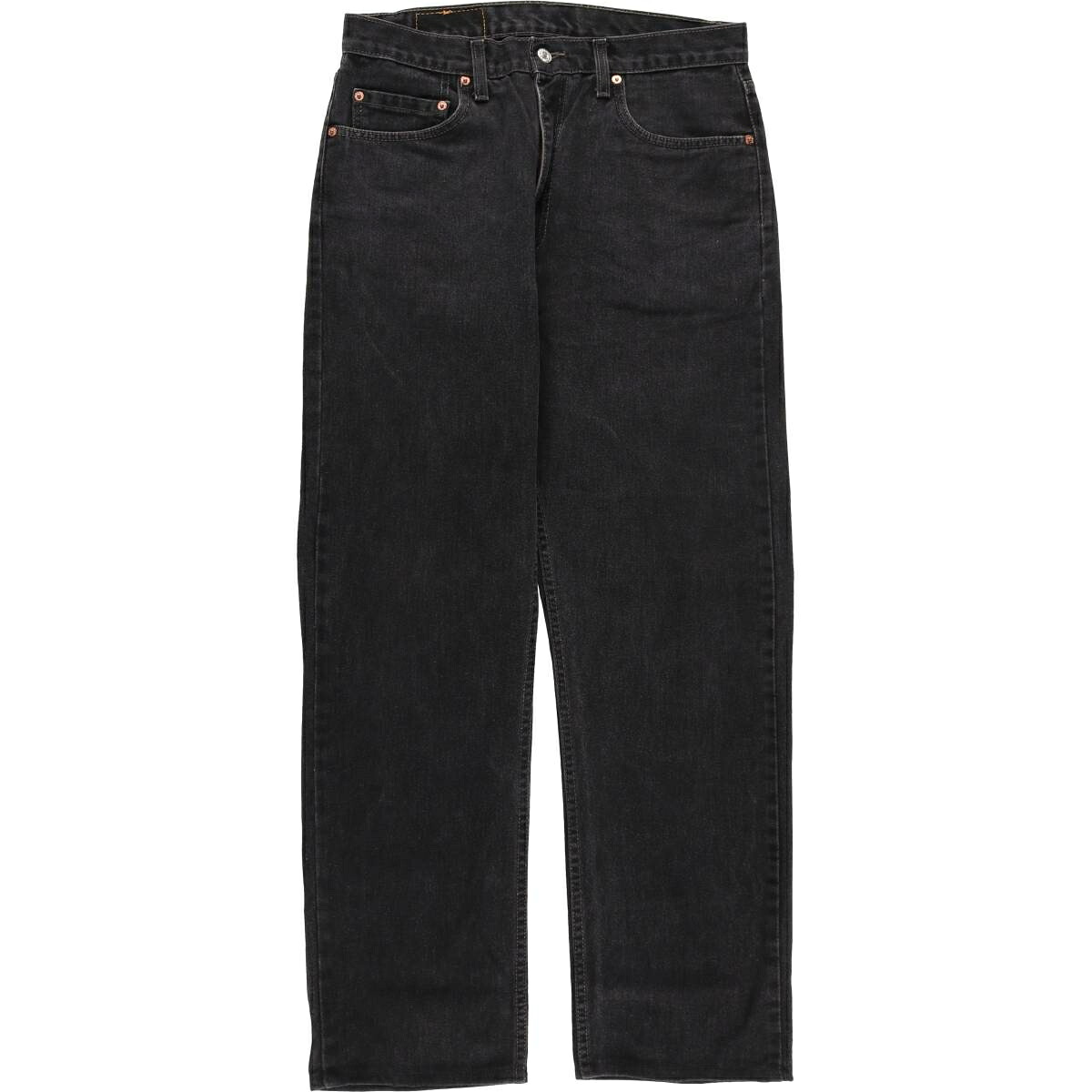 古着 90'S リーバイス Levi's 505-02600 ブラックデニム テーパードデニムパンツ カナダ製 メンズw33相当 ヴィンテージ /evb033114 【中古】 【260118】 ブラック系 春夏秋冬