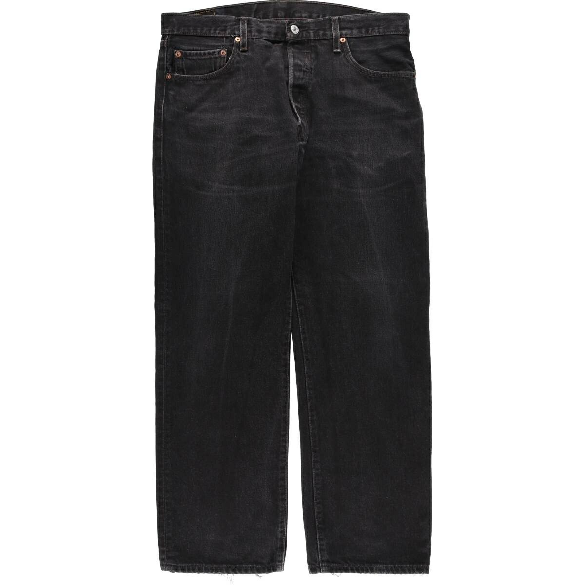 古着 00'S リーバイス Levi's 501-0660 ブラックデニム ストレートデニムパンツ メンズw36相当 /evb033148 【中古】 【260207】 ブラック系 春夏秋冬