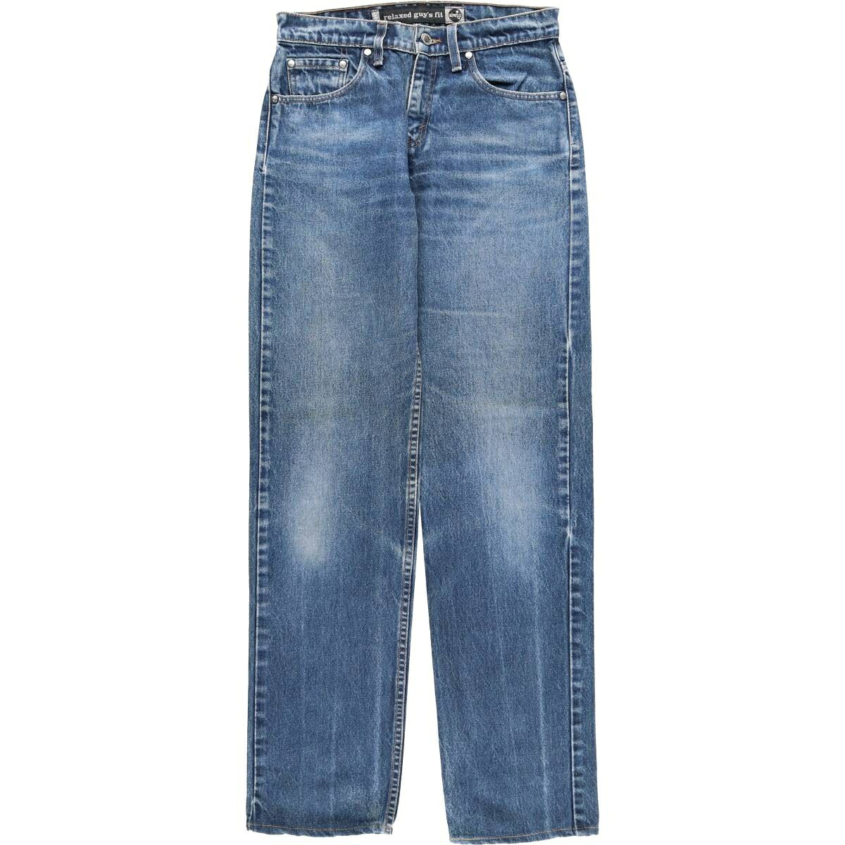 古着 90'S リーバイス Levi's SILVER TAB シルバータブ RELAXED GUY'S FIT ストレートデニムパンツ USA製 レディースL(w29)相当 ヴィンテージ /evb033288 【中古】 【260208】 【Elulu/エルル】 ブルー系 春夏秋冬