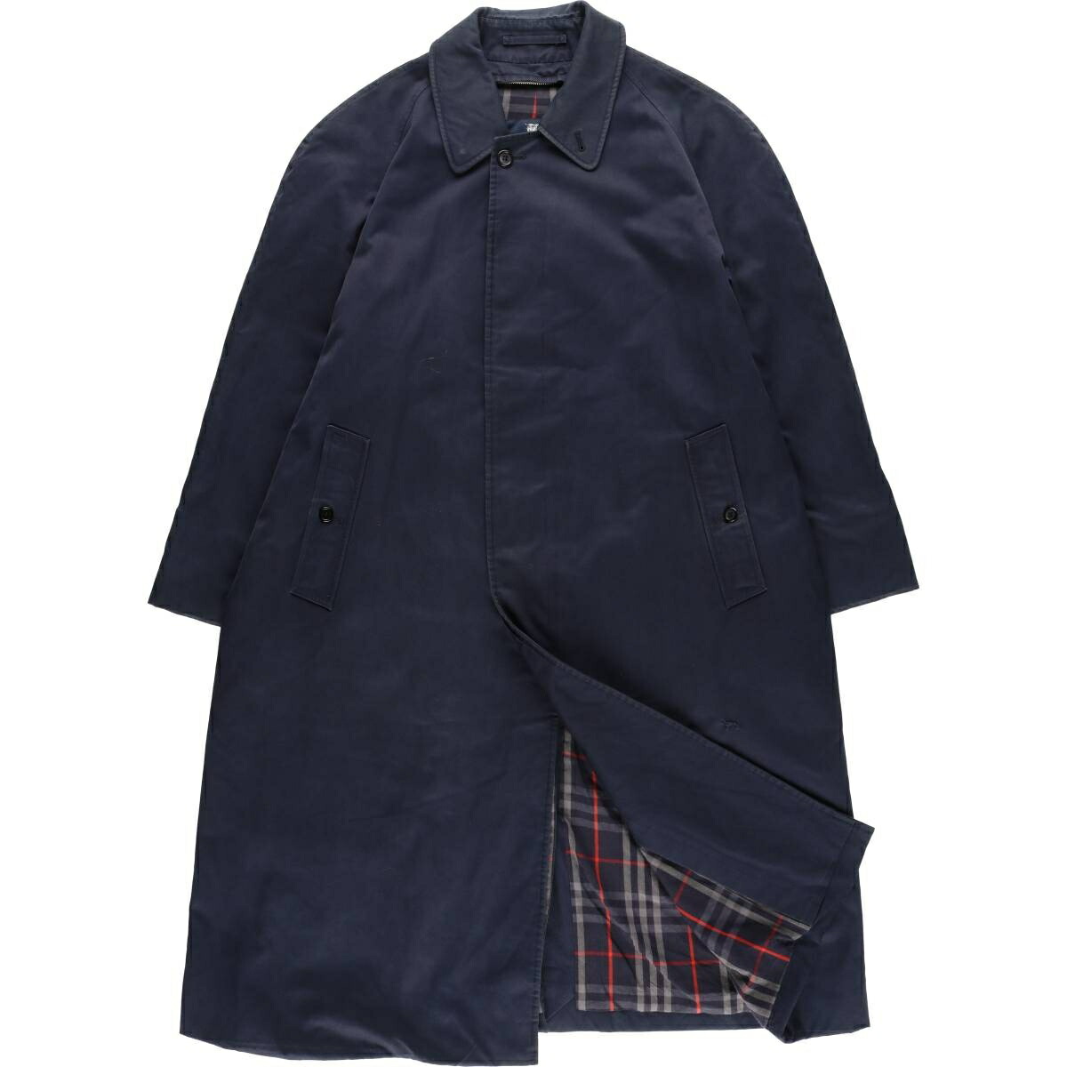 古着 バーバリー Burberry's BURBERRY LONDON ステンカラーコート バルマカーンコート メンズS相当 /evb033354 【中古】 【260206】 【DL2603-BS】 ネイビー系 春秋冬