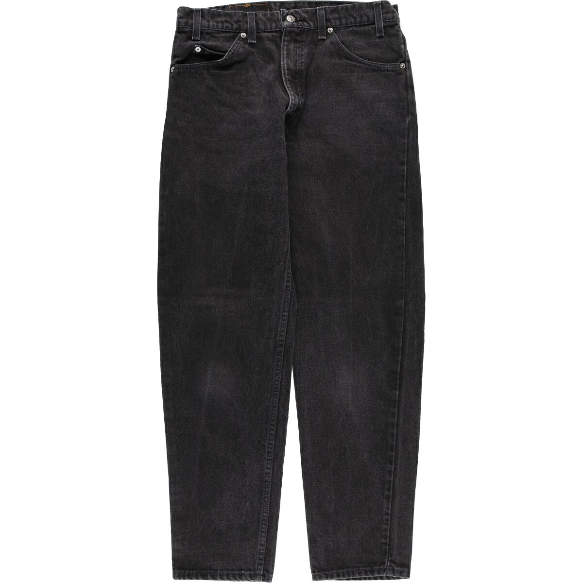 古着 90'S リーバイス Levi's 550-4159 RELAXED FIT TAPERED LEG オレンジタブ ブラックデニム テーパードデニムパンツ USA製 メンズw32相当 ヴィンテージ /evb033477 【中古】 【260215】 ブラック系 春夏秋冬
