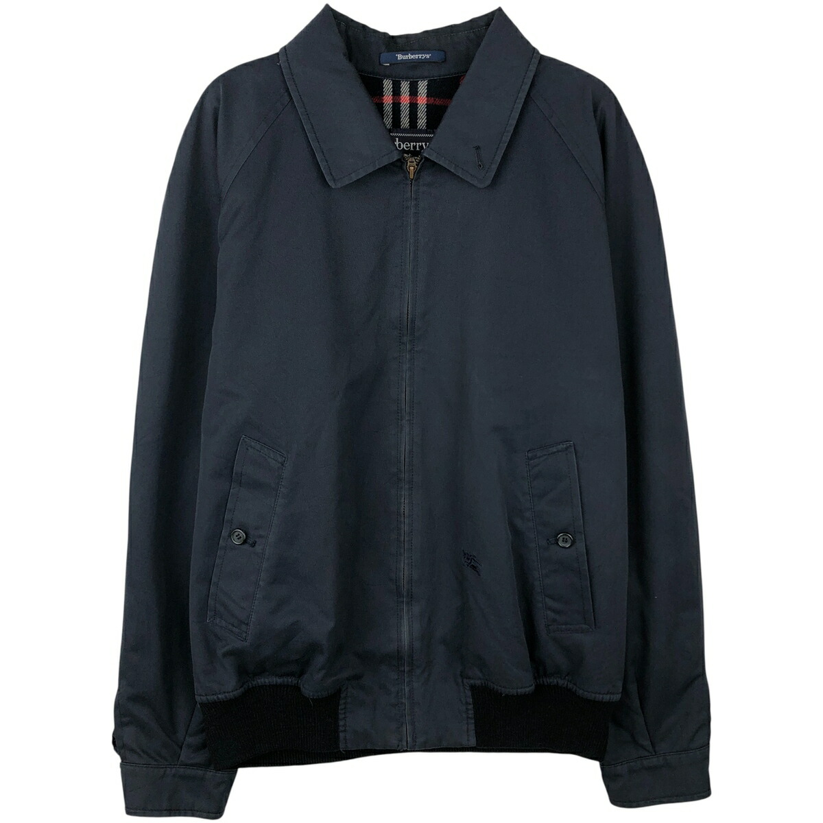 古着 バーバリー Burberry's スイングトップ スポーツジャケット メンズM相当 /evb033549 【中古】 【260213】 ブラック系 春秋冬