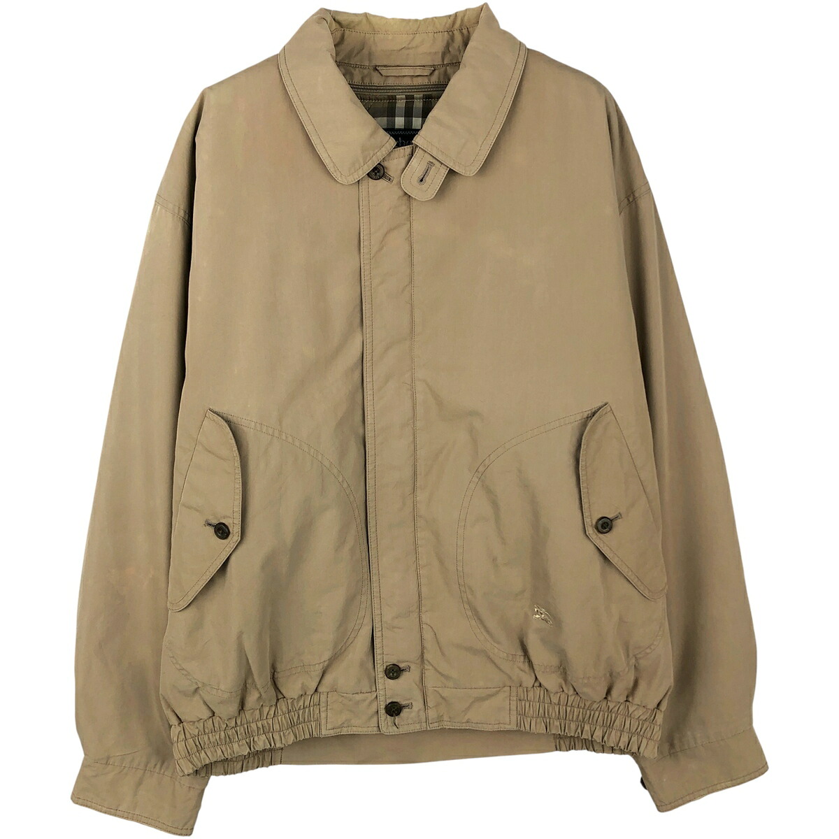 古着 バーバリー Burberry's スイングトップ スポーツジャケット メンズL相当 /evb033550 【中古】 【260213】 ベージュ系 春秋冬