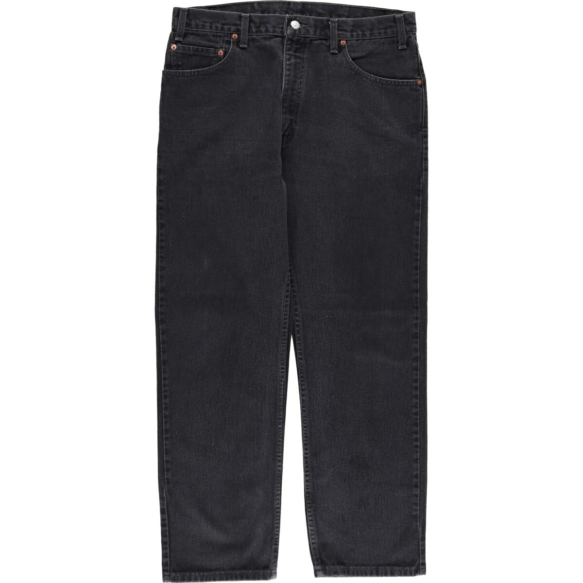 古着 00'S リーバイス Levi's 505 REGULAR FIT STRAIGHT LEG ブラックデニム テーパードデニムパンツ カナダ製 メンズw35相当 /evb033605 【中古】 【260223】 ブラック系 春夏秋冬