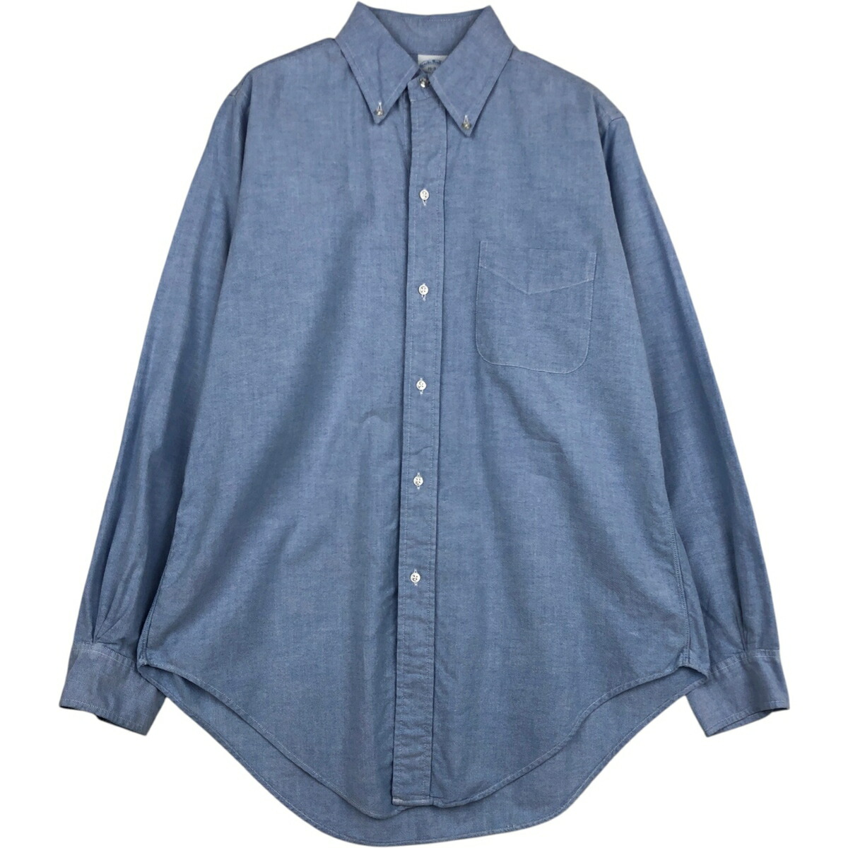 古着 ブルックスブラザーズ Brooks Brothers MAKERS 長袖 ボタンダウンシャツ USA製 メンズL相当 ヴィンテージ /evb033623 【中古】 【260304】