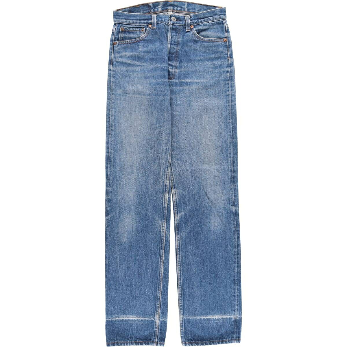 古着 90'S リーバイス Levi's 501 ストレートデニムパンツ USA製 メンズw29相当 ヴィンテージ /evb033763 【中古】 【260218】 ブルー系 春夏秋冬