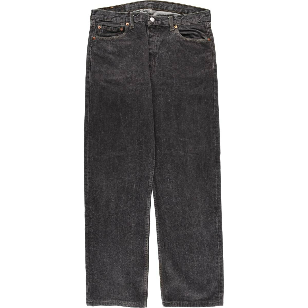 古着 ~00'S リーバイス Levi's 501 ブラックデニム ストレートデニムパンツ メンズw35相当 /evb033768 【中古】 【260217】 ブラック系 春夏秋冬
