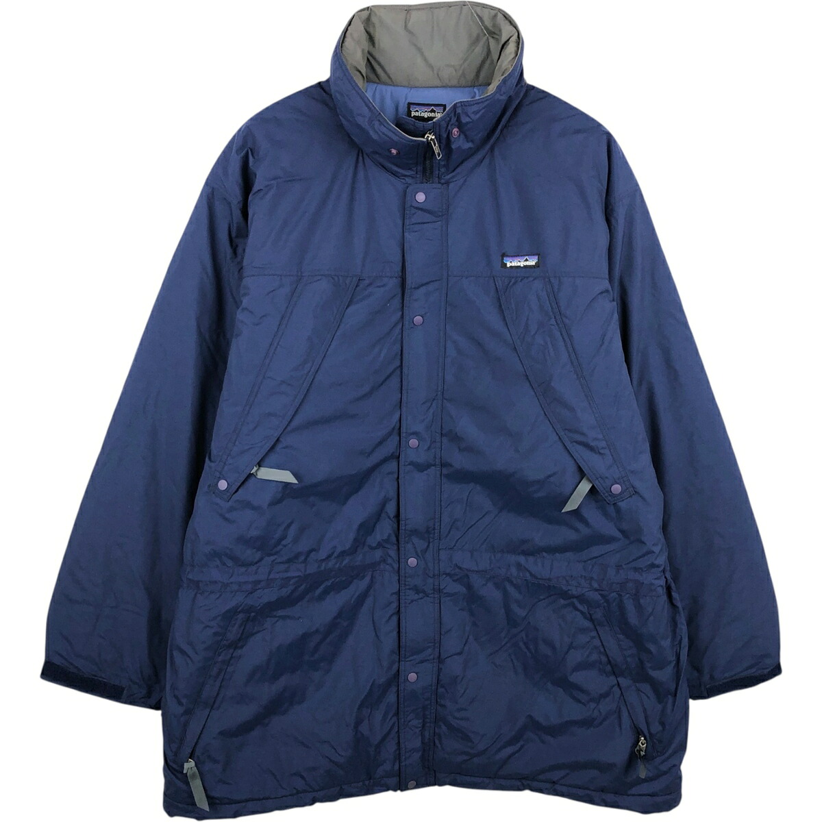 古着 90'S パタゴニア Patagonia ガイドパーカ 84101F97 中綿マウンテンジャケット シェルジャケット パファージャケット メンズXL相当 ヴィンテージ /evb034306 【中古】 【260311】 ネイビー系 春秋冬