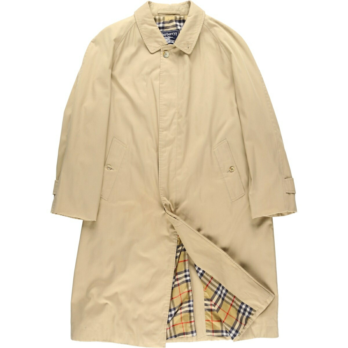 古着 バーバリー Burberry's ステンカラーコート バルマカーンコート スペイン製 メンズS相当 /evb034331 【中古】 【260319】 ベージュ系 春秋冬