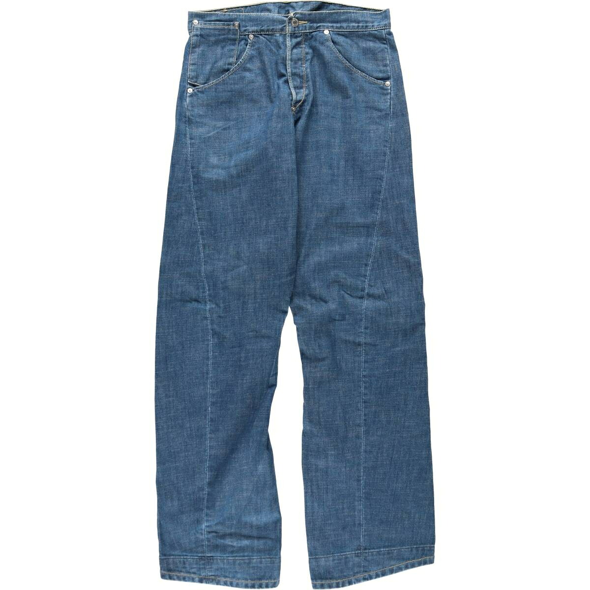 古着 90~00'S リーバイス Levi's ENGINEERED エンジニアード ユーロモデル デニムパンツ メンズw30相当 立体裁断 ヴィンテージ ユーロ /evb034512 【中古】 【260412】 【GR-NV】 ブルー系 春夏秋冬