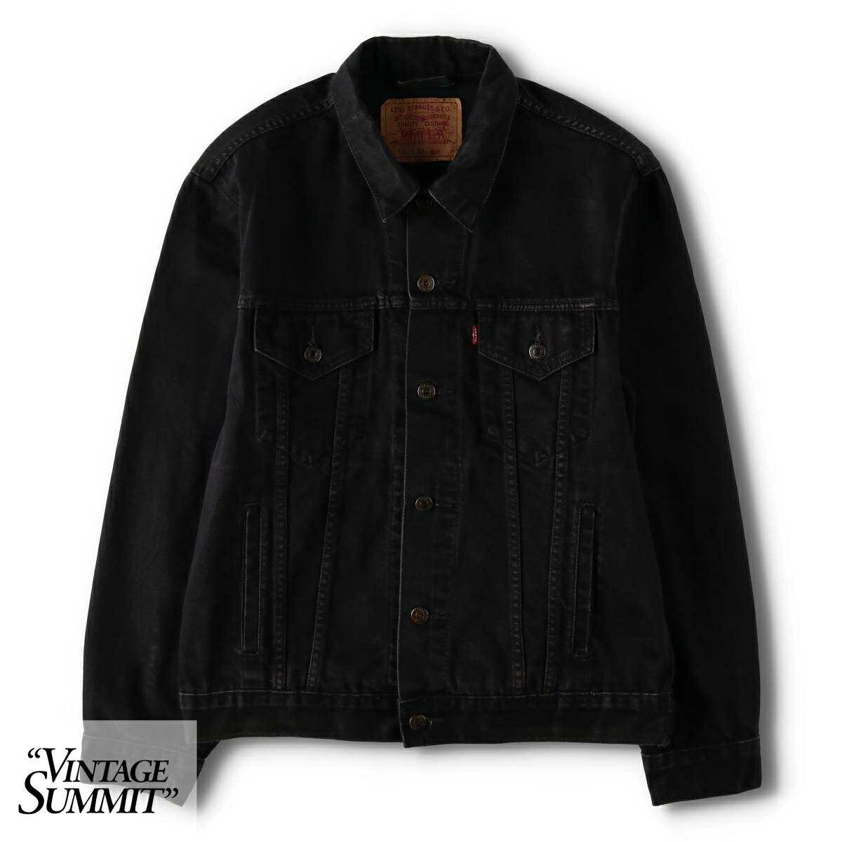 古着 90'S リーバイス Levi's 70503-0285 ブラック デニムジャケット Gジャン メンズM相当 ヴィンテージ /evb034924 【中古】 【260611】 【N2607】 ブラック系 春秋冬|古着屋JAM