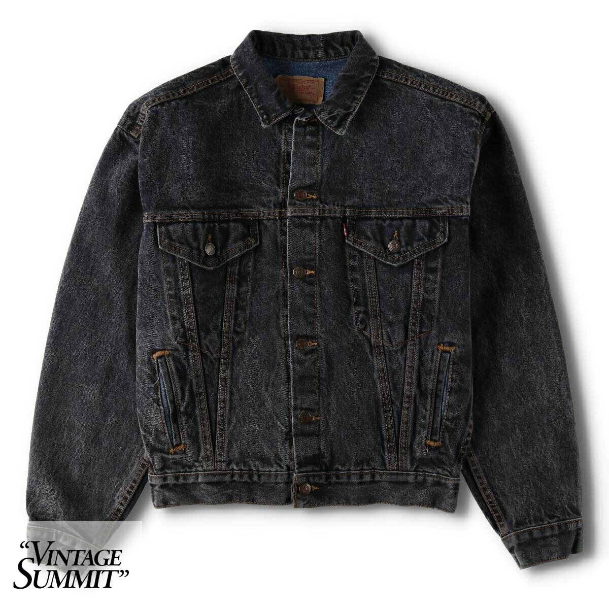 古着 90'S リーバイス Levi's 57514-0760 デニムジャケット Gジャン USA製 メンズXL相当 ヴィンテージ /evb035225 【中古】 【260625】 【N2607】 ネイビー系 春秋冬|古着屋JAM