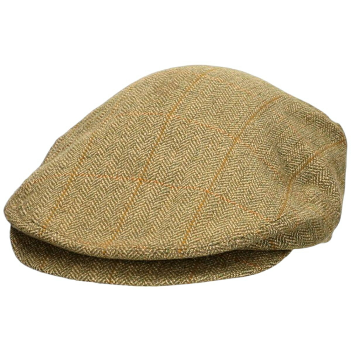 古着 00'S バブアー Barbour DEAN CAP GREEN チェック柄 ヘリンボーン ハンチング フリーサイズ相当 /gaa006757 【中古】 【260215】 カーキ系 春夏秋冬