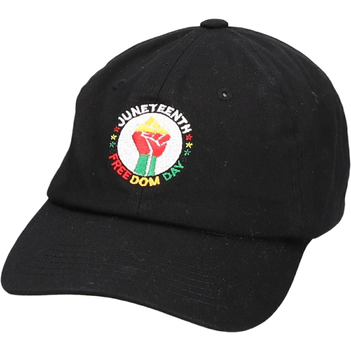 古着 TOP LEVEL JUNE TEENTH ベースボールキャップ 6パネルキャップ フリーサイズ相当 /gaa006767 【中古】 【260212】 ブラック系 春夏秋冬