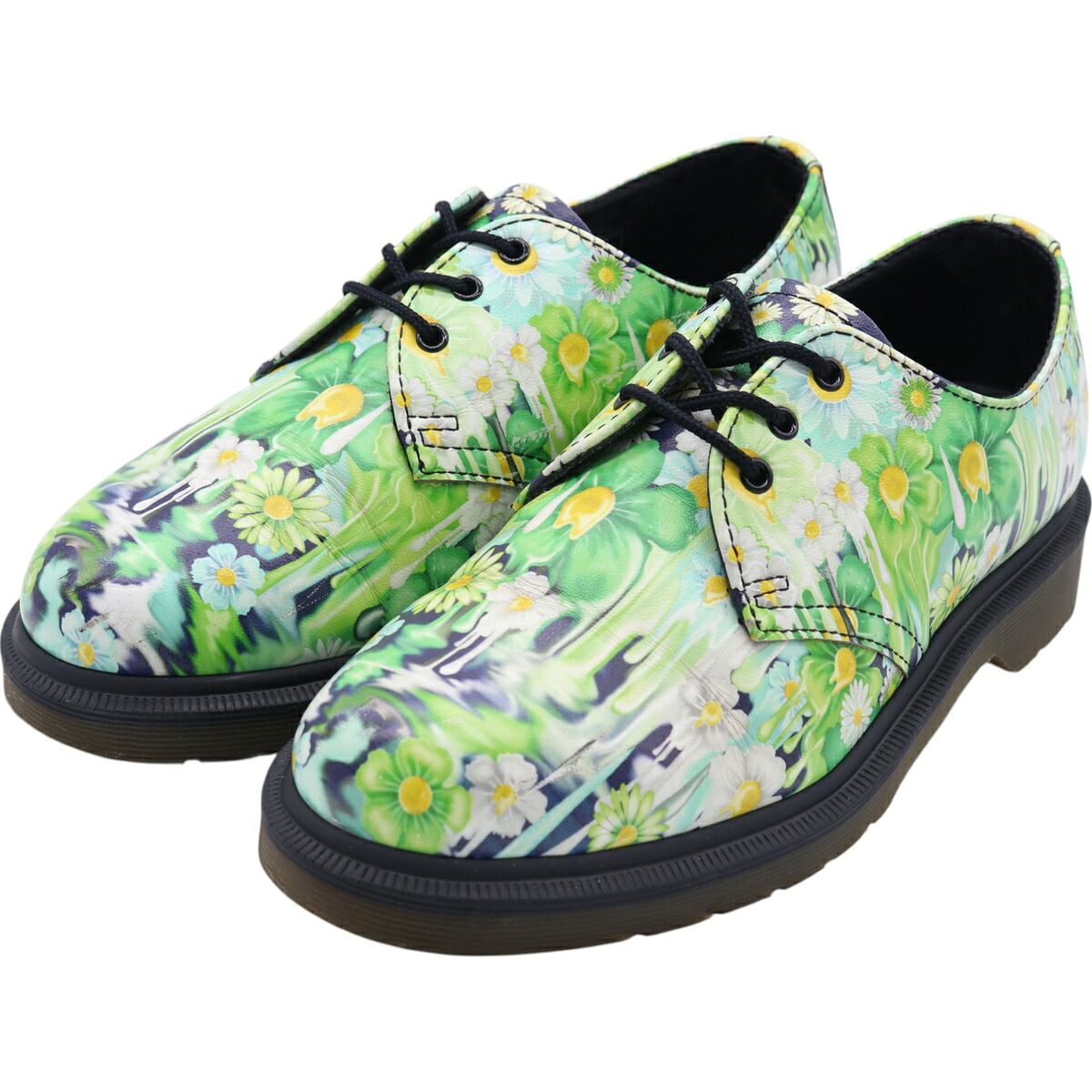 古着 ドクターマーチン Dr.Martens 花柄 3ホールシューズ 4 レディース23.0cm相当 /saa011946 【中古】 【250502】 【Elulu/エルル】 【SS2603_10】