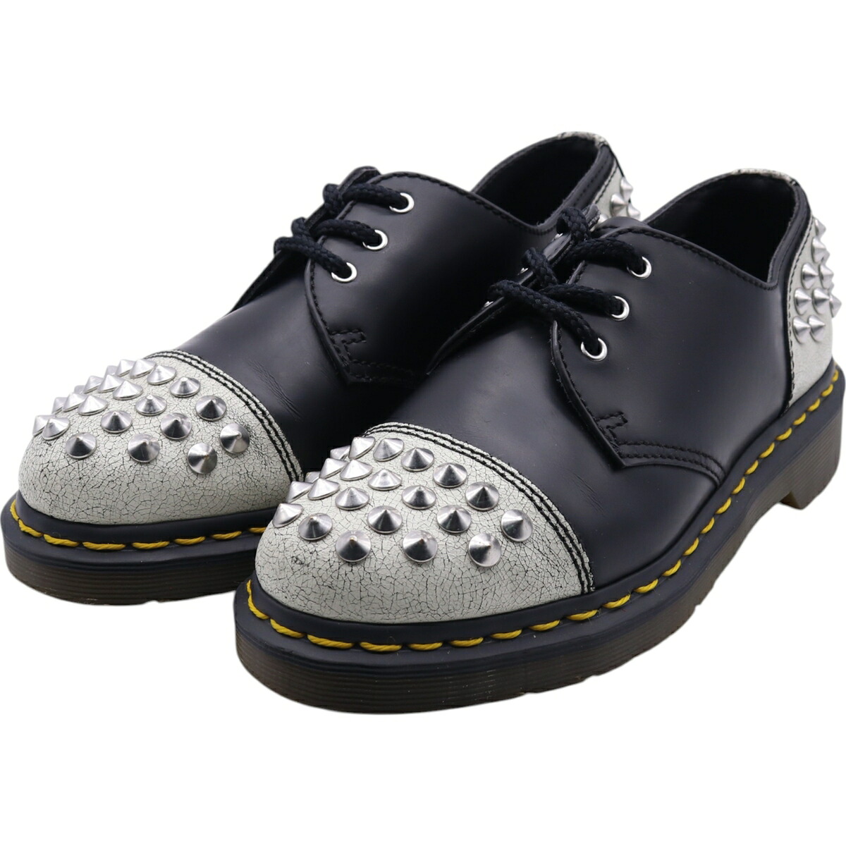 古着 ドクターマーチン Dr.Martens CORE APPLIQUE BAXTER 1461 STUDDED PANEL スタッズ 3ホールシューズ UK4 レディース22.5cm相当 /saa013305 【中古】 【250601】 【Elulu/エルル】 【SS2603_10】