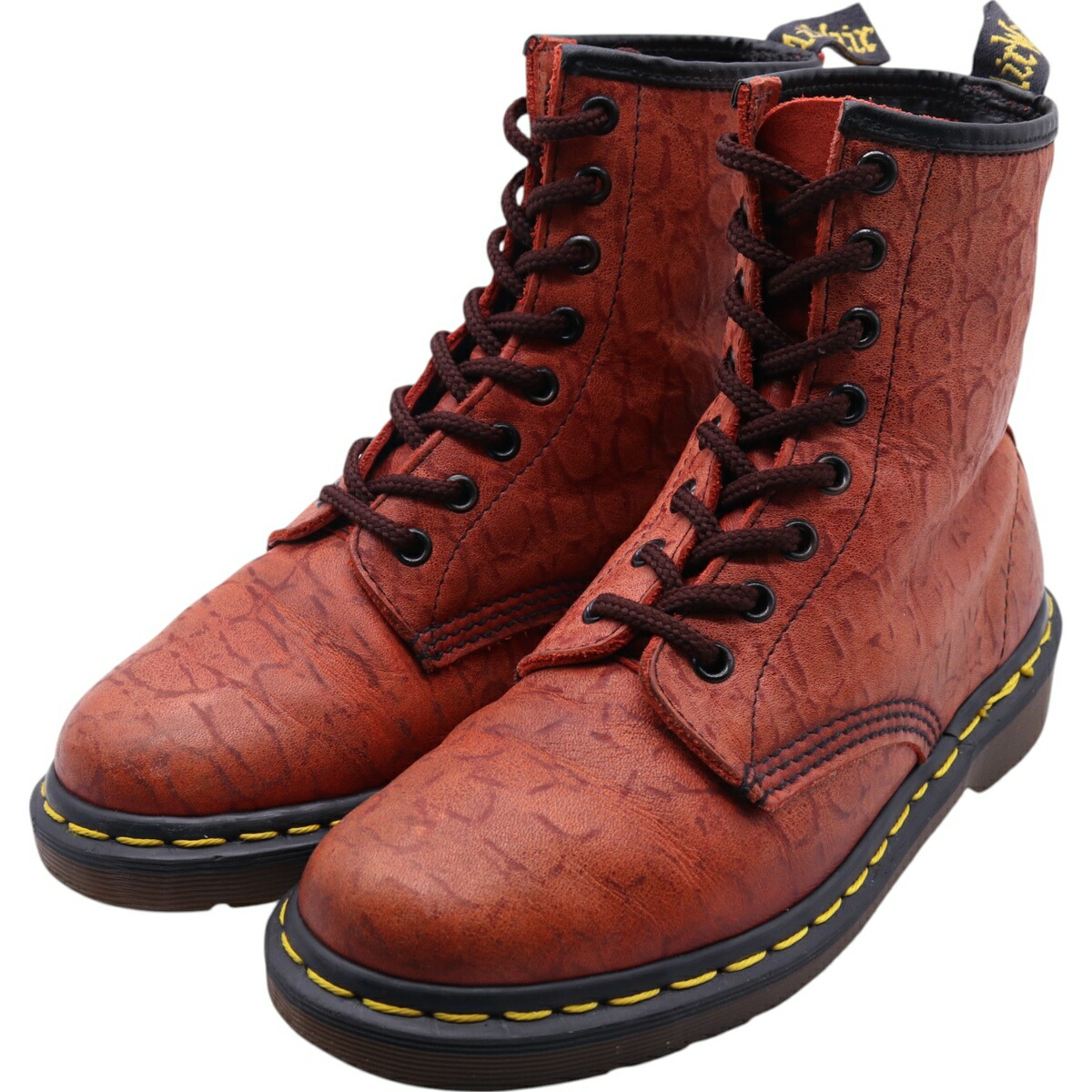 古着 ドクターマーチン Dr.Martens 総柄 8ホールブーツ 英国製 5 レディース24.0cm相当 /saa013311 【中古】 【250530】 【ADEL/アデル】 【SS2603_10】