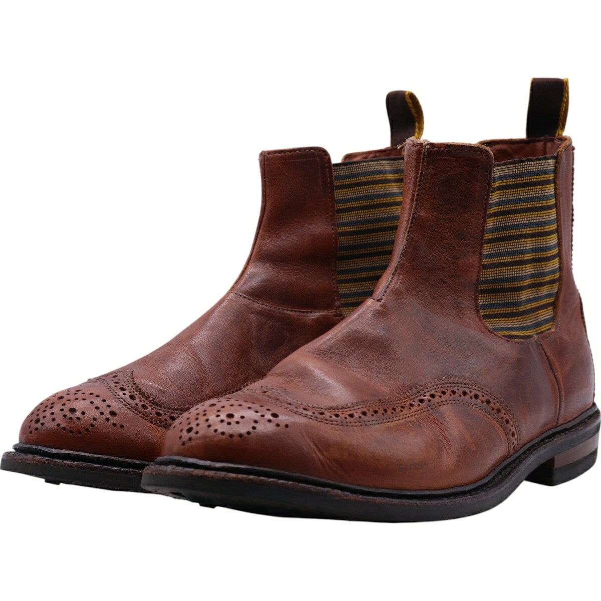 古着 アレンエドモンズ ALLEN EDMONDS Knightsbridge ウイングチップ サイドゴアブーツ USA製 9 2/1 メンズ27.5cm相当 /saa013346 【中古】 【250524】 【SS2603_30】