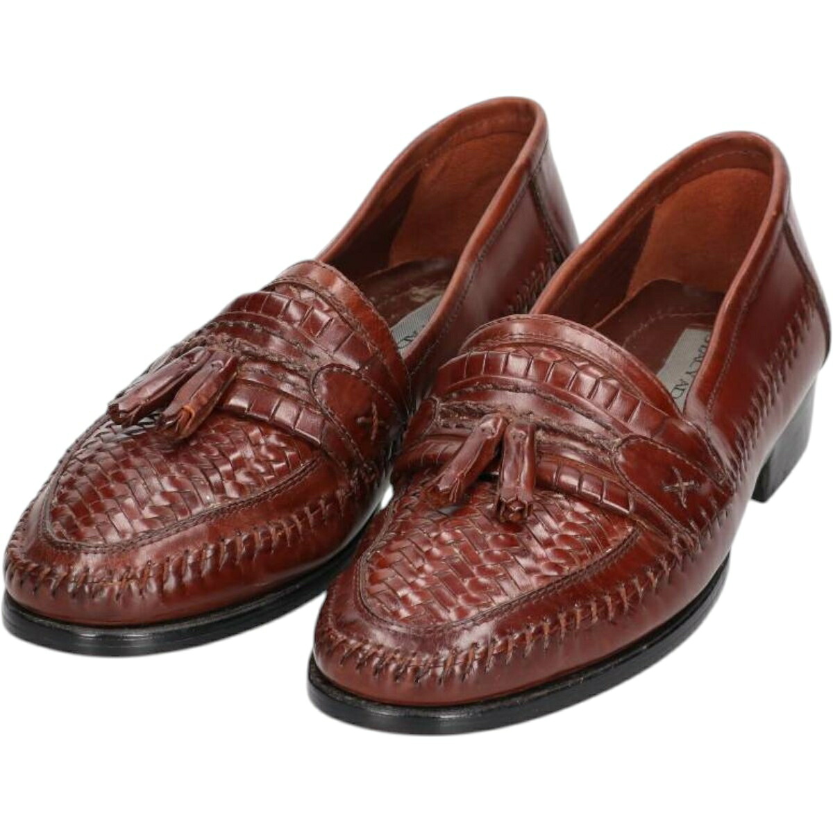 古着 ステイシーアダムス STACY ADAMS 編み込み タッセルローファー ８1/2M メンズ26.5cm相当 /saa013666 【中古】 【250915】 【SS2606_30｜古着屋JAM