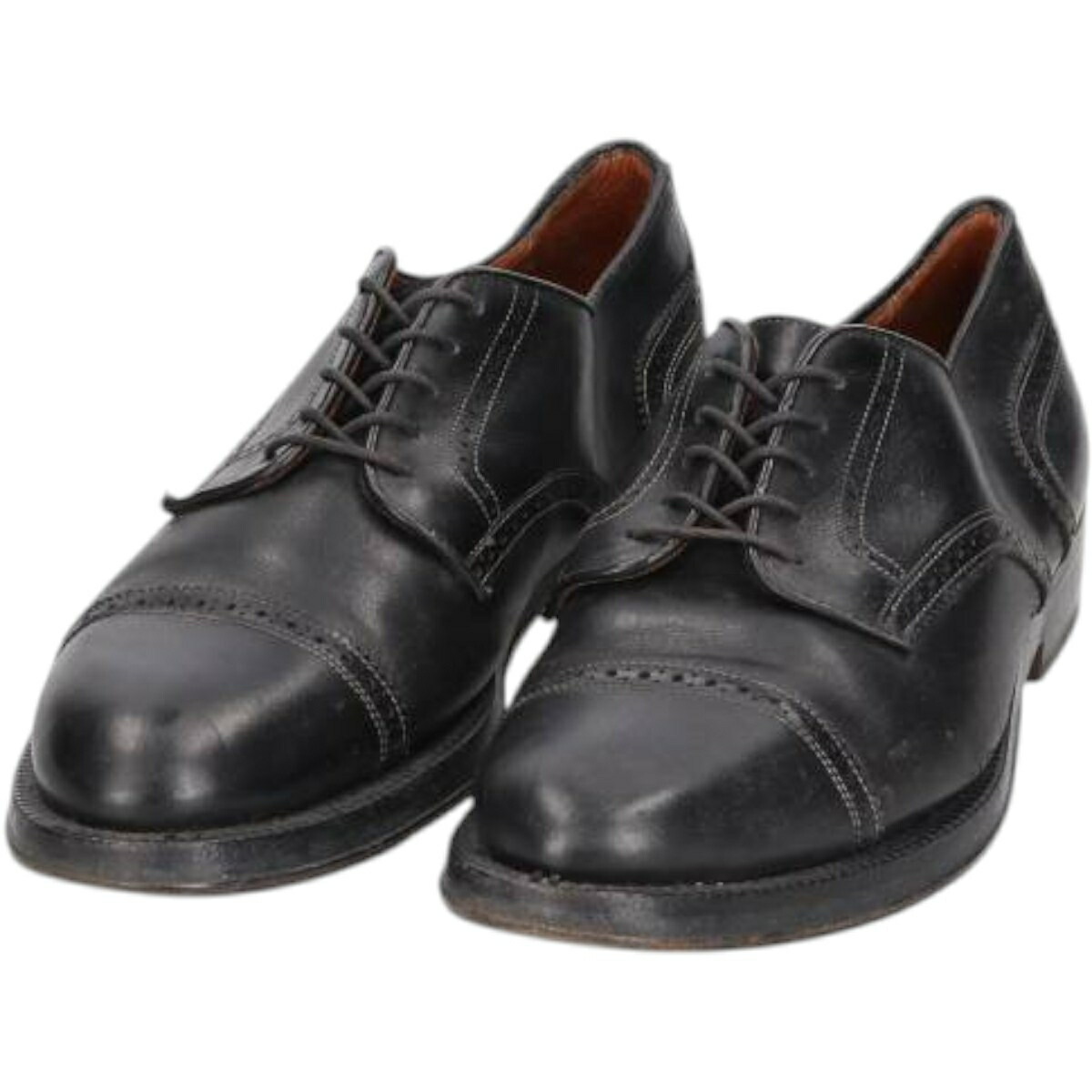 古着 W.GIBBS ストレートチップシューズ イタリア製 40 メンズ26.0cm相当 /saa014069 【中古】 【251019】 【SS2603_10】 ブラック系 春夏秋冬
