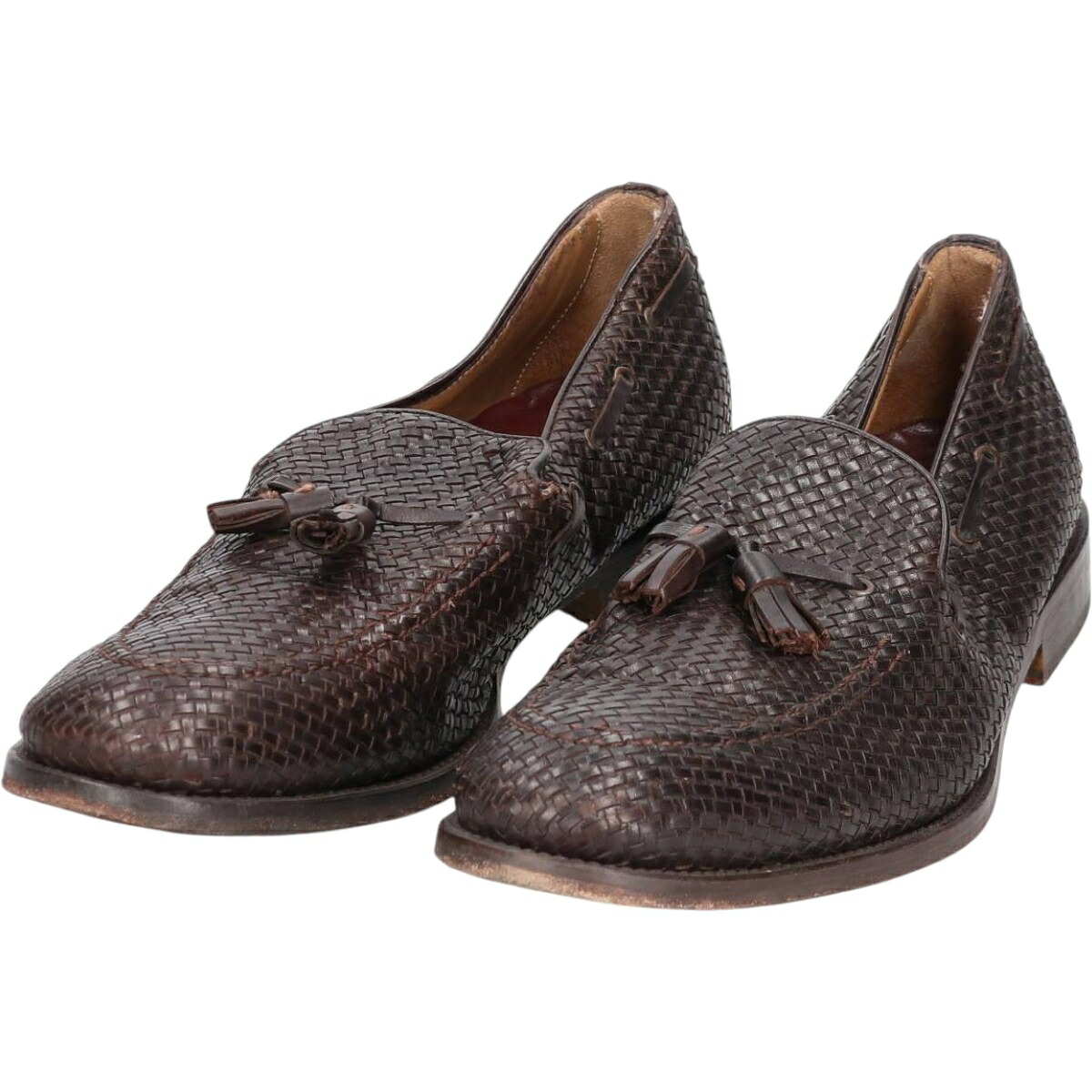 古着 マッシモドゥッティ Massimo Dutt 689 fifth ave collection 編み込み タッセルローファー メンズ30.0cm相当 /saa014382 【中古】 【250927】 【SS2603_10】 6,622円