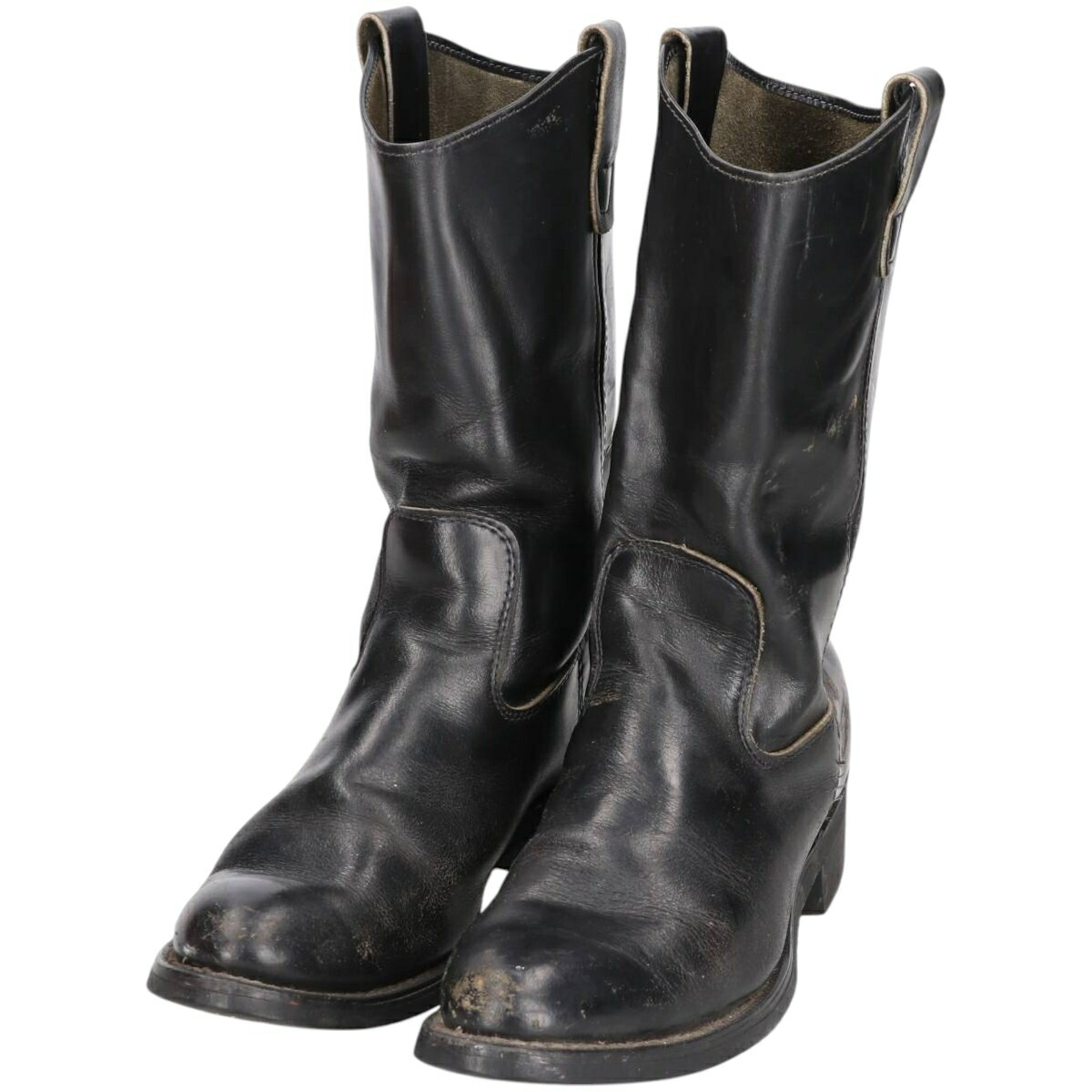 楽天市場】古着 70年代 フライ FRYE ロングブーツ ヴィンテージ 黒タグ