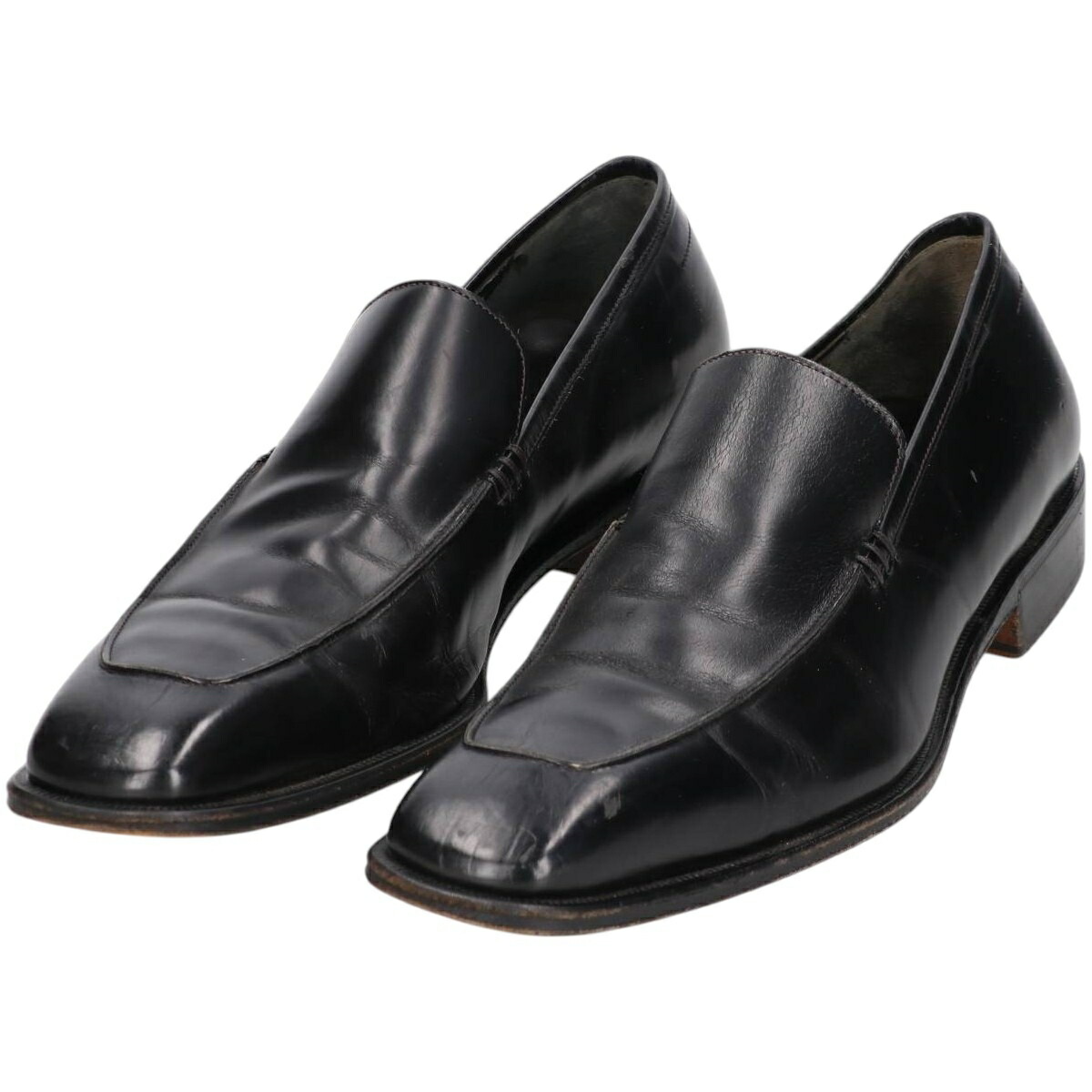 古着 フェラガモ Salvatore Ferragamo スクエアトゥ Uチップ ローファーシューズ イタリア製 9D メンズ27.0cm相当 /saa014566 【中古】 【251130】