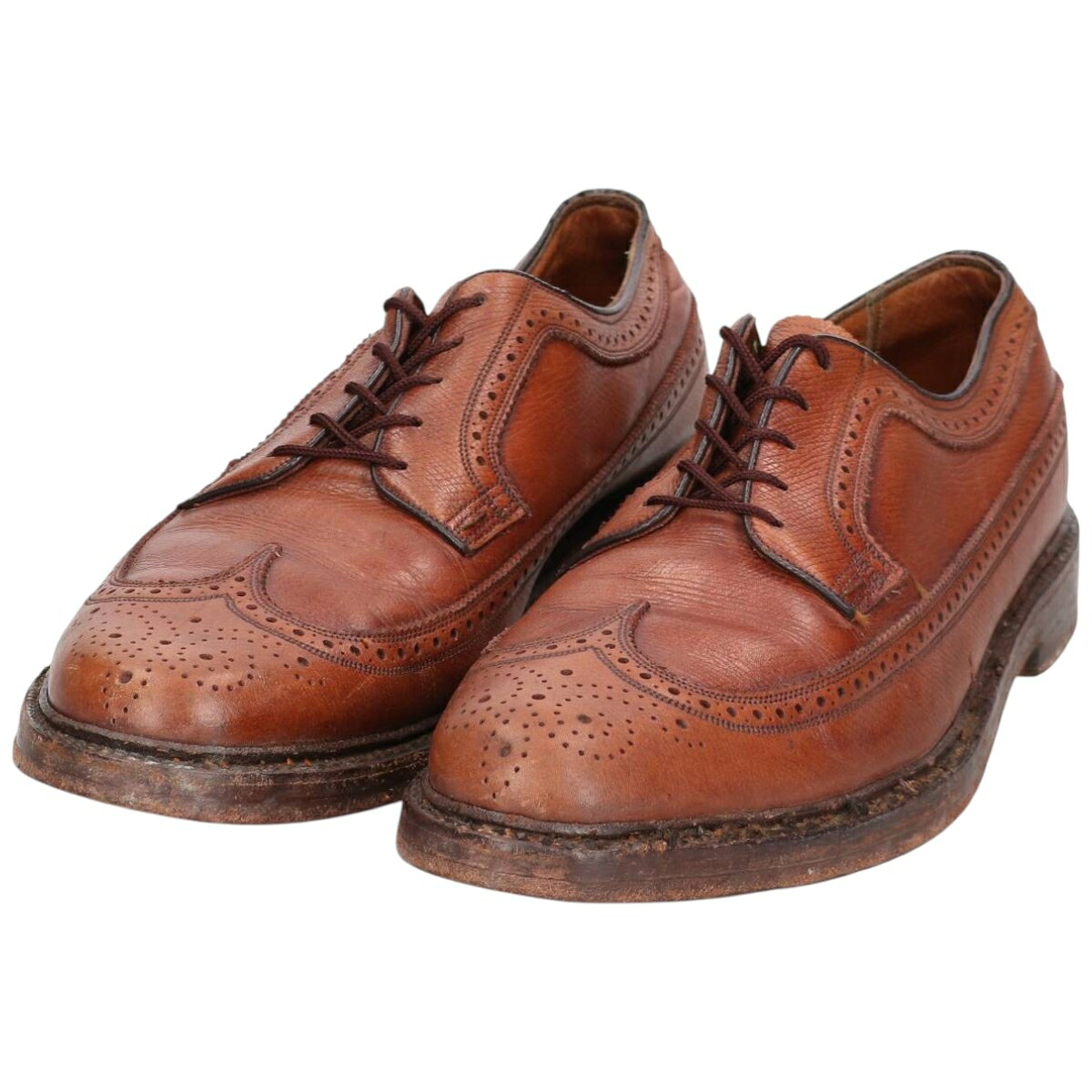 古着 DANIEL FORBES CO フルブローグ ウイングチップシューズ USA製 12 メンズ28.5cm相当 /saa014738 【中古】 【260201】 【SS2606_10】|古着屋JAM