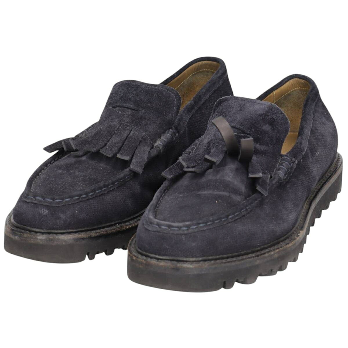 古着 ジョルジオアルマーニ Giorgio Armani スエード キルトローファー イタリア製 8 1/2 メンズ28.5cm相当 /saa014800 【中古】 【260330】｜古着屋JAM