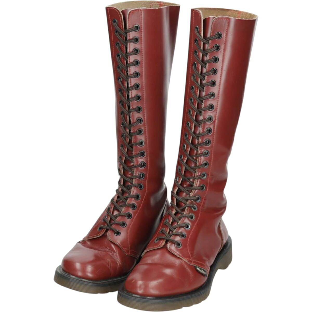 古着 ドクターマーチン Dr.Martens HAWKINS ホーキンス コラボ 20ホールブーツ 英国製 6 レディース25.0cm相当 /saa014833 【中古】 【260406】 【ADEL/アデル】