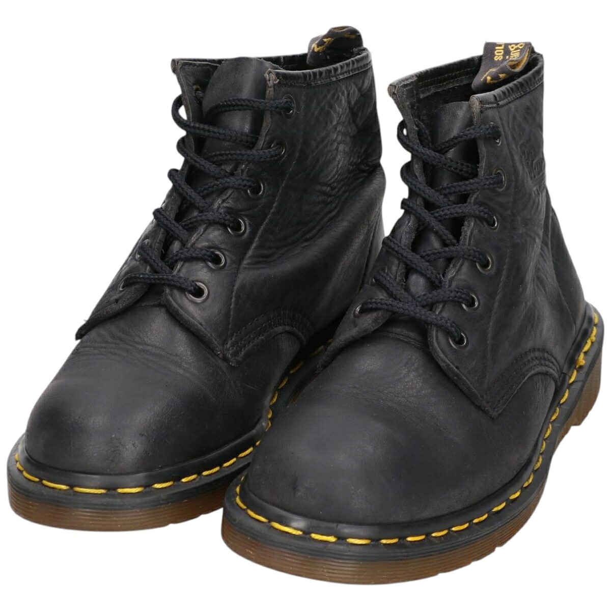 古着 ドクターマーチン Dr.Martens 6ホールブーツ 英国製 レディース24.0cm相当 /saa014904 【中古】 【260208】 【Elulu/エルル】 ブラック系 春夏秋冬
