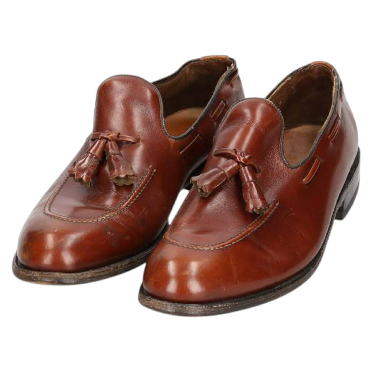 古着 アレンエドモンズ ALLEN EDMONDS SARATOGA タッセルローファー USA製 9C メンズ27.0cm相当 /saa015169 【中古】 【260109】 レッド系 春夏秋冬